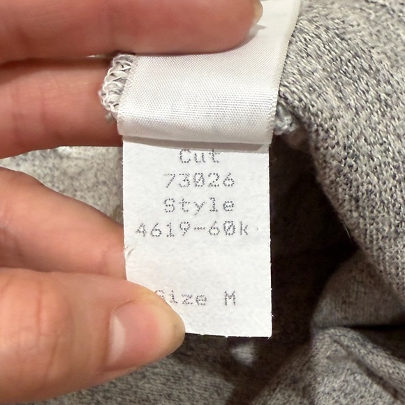 CP Shades Cotton Basic Short Dress Medium M Gray Casual Neutral Normcore Staple - Picture 6 of 10